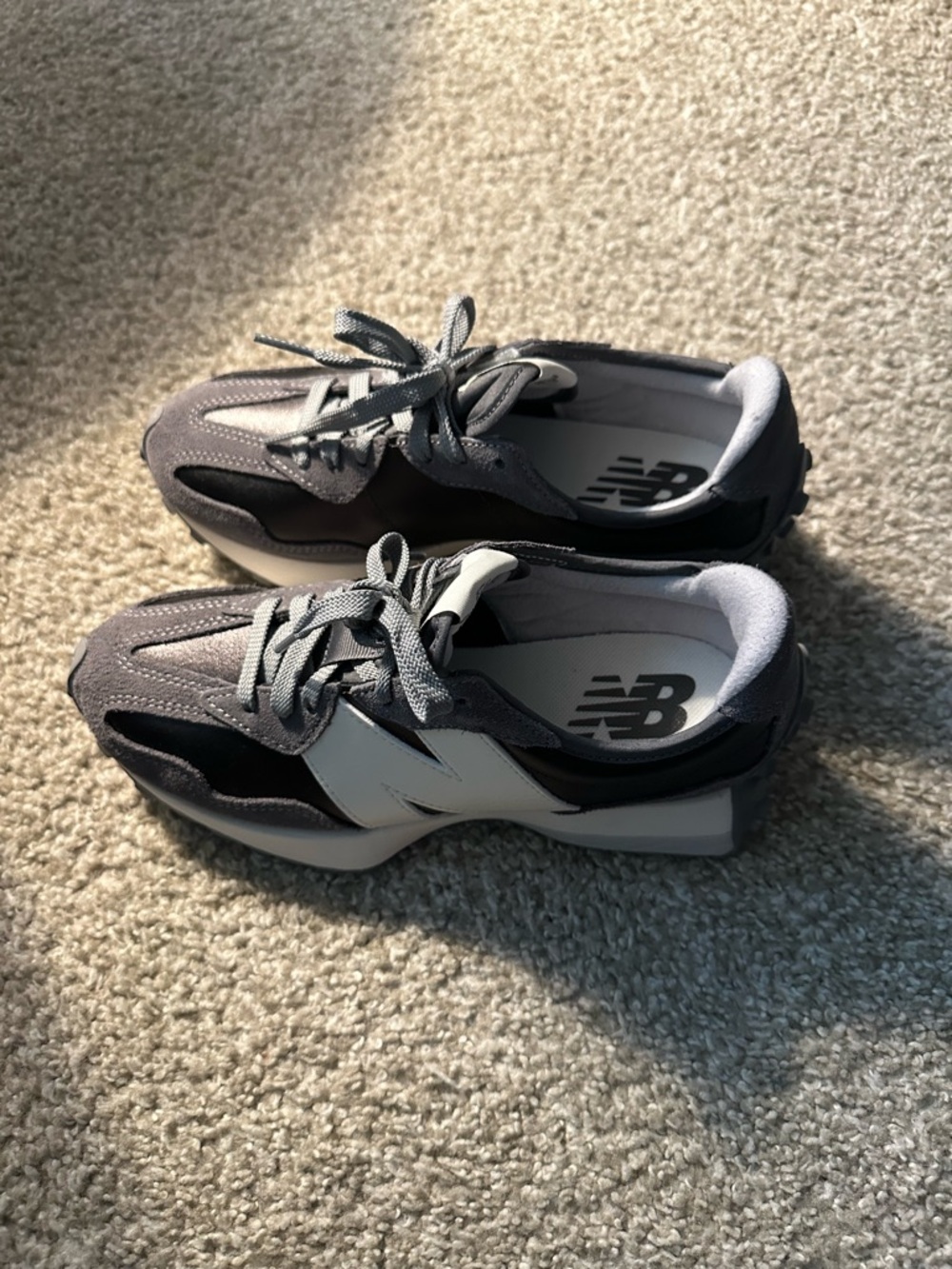 New Balance Gray, Black and White Women's Athletic Sneakers